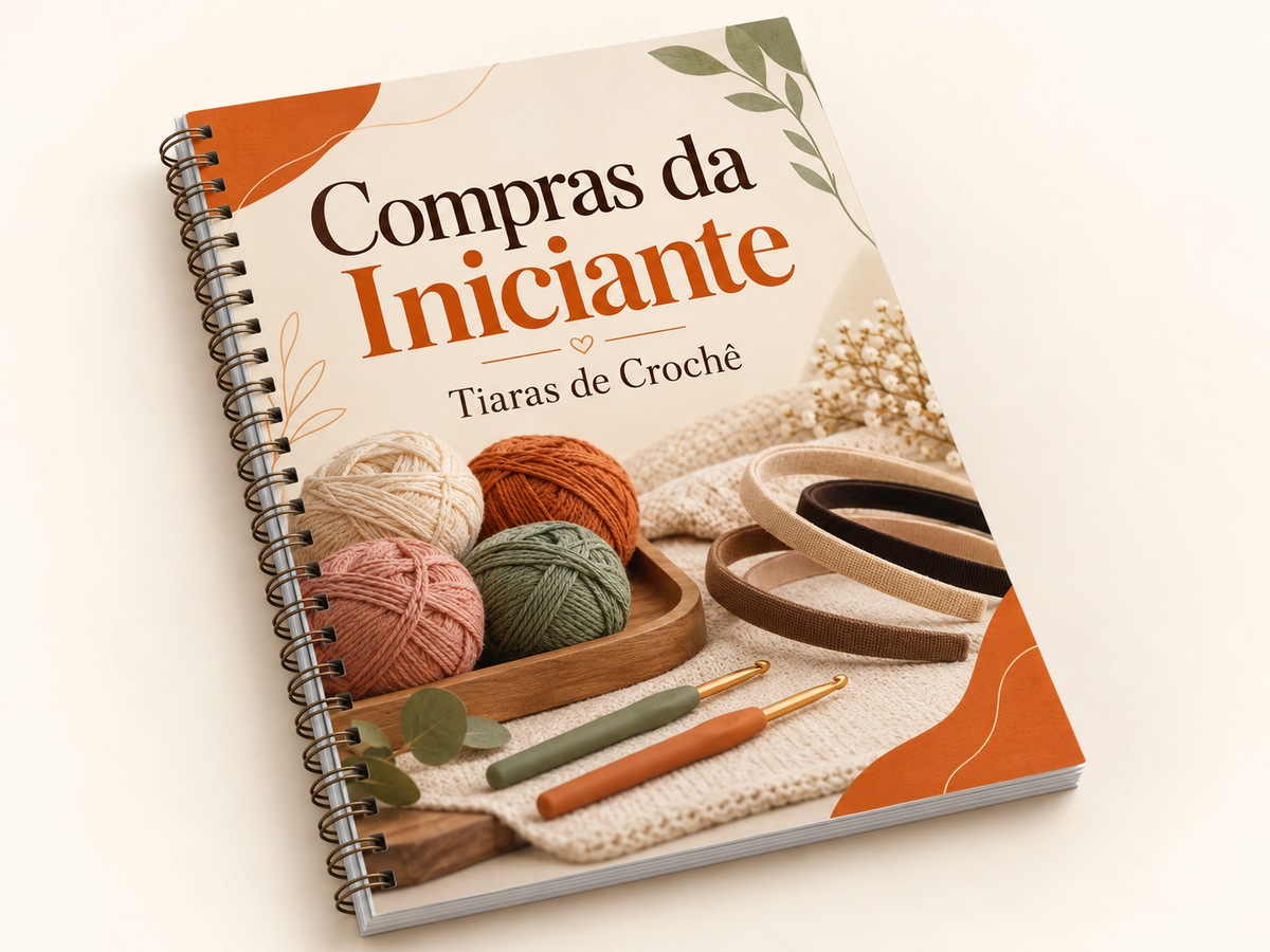 Mockup do guia bônus 5: Lista de Compras da Iniciante